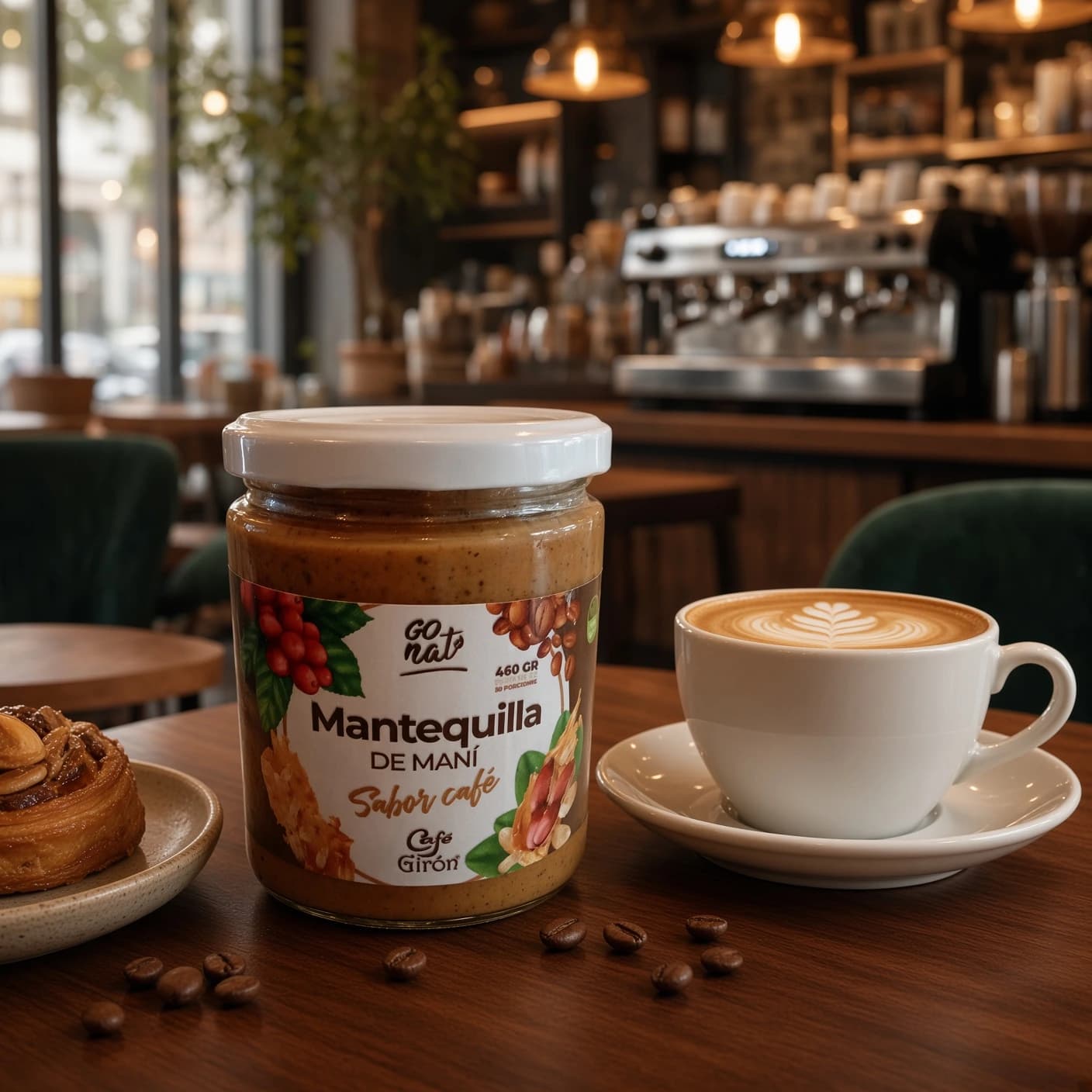 Mantequilla de Maní Sabor Café (Frasco 460g)